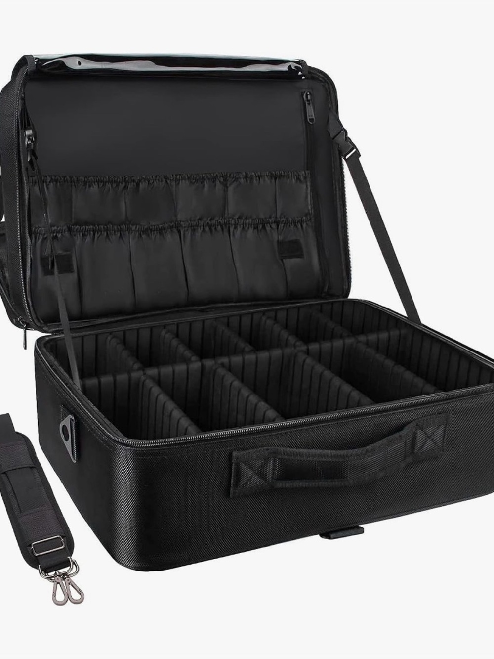 Black professional makeup artistry bag